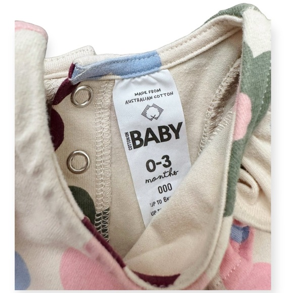 Cotton On flower print top · 0-3m - Picture 3 of 4